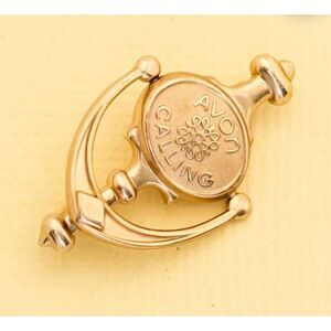 Avon Calling Gold Pin Vintage